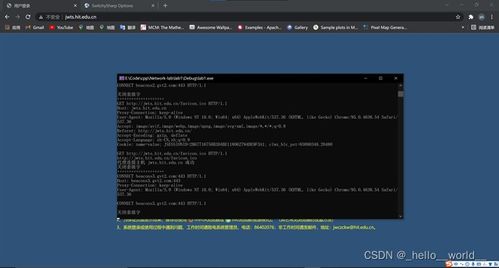 哈工大计算机网络实验一 HTTP代理服务器的设计与实现